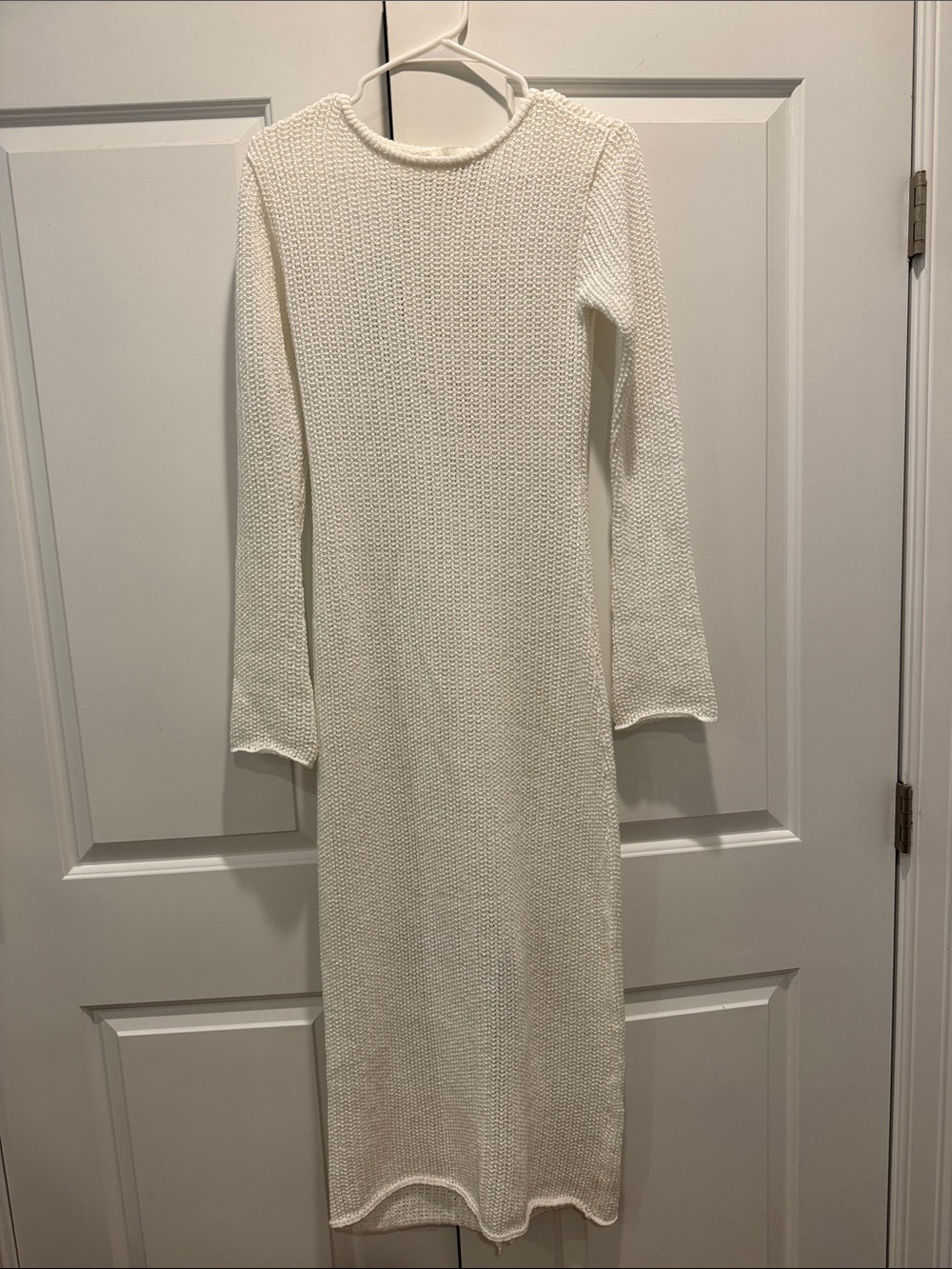 DISSH Margot Off White Crew Neck Dress